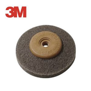 3M 베벨 브라운 브러쉬 원형 수세미 디스크 그라인더용 / 녹 페인트 제거 5EA