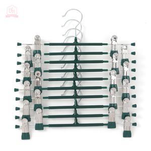 D&H 베이직 바지걸이 10P(그린) 바지집게