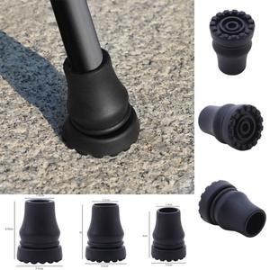 16-22mm 고무 패드 캡 미끄럼 방지 워킹 스틱 목발 지팡이 바닥 커버 보호대 등산 하이킹 트레킹 폴 팁
