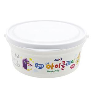 (튼튼)아모스 탱탱 아이클레이 대용량 버킷 400g (흰색)완구 장난감 만들기 만들기놀이