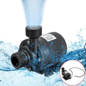 울트라 조용한 워터 펌프 미니 DC12V/24V 브러시리스 모터 잠수정 수족관 어댑터 물고기 탱크 정원 연못 분
