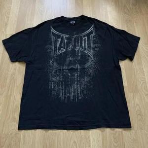 TAPOUT 오토바이 이지라이더 캐주얼 반팔 티셔츠     미국  재미 빈티지 고딕 프린트