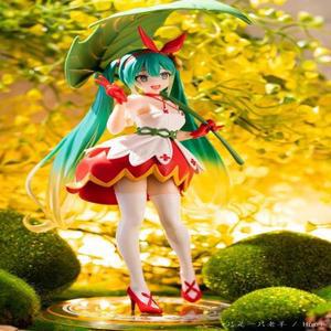 21cm 하츠네 미쿠 애니메이션 피규어 카와이 Thumbelina Vocaloid 원더 랜드 PVC 액션 컬렉션 모델 인형 장