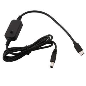 USB C 유형 DC5.5x2.1mm 5V 12V PD 트리거 케이블 전압 조정