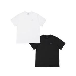 [아이더](본점)[아이더 Pick] 베이직 2팩 티셔츠 POP 2 PACK α 반팔 라운드 티셔츠 DMM24288