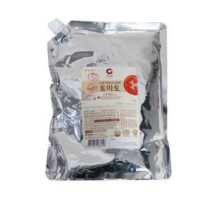 청정원 구운마늘과 양파 토마토 스파게티소스 2kg 1개