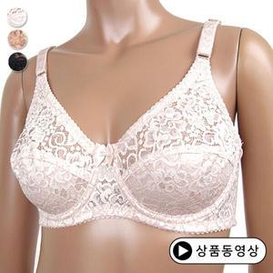 바풀 181472 B C D 컵 편안한 와이어 홑겹브라 (80B ∼ 95D)