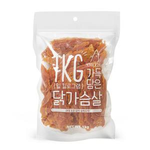 슈퍼츄 일킬로그램 가득 담은 강아지육포 닭가슴살, 1kg, 1개