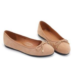 [갤러리아] 세라 여성 스웨이드 컴포트 리본 플랫 슈즈 TCP20022 베이지 0.5CM