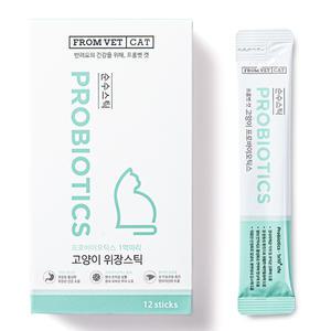 프롬벳 순수스틱 고양이츄르 프로바이오틱스, 12g, 12개