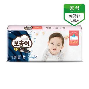 보솜이 메가드라이 팬티 특대 여아 26개입