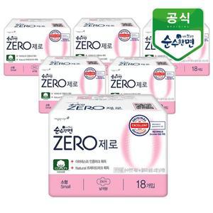 갤러리아 깨끗한나라 순수한면 제로 소형 18개입x6팩