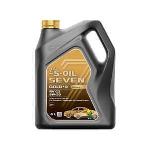 에스오일, S-OIL 세븐골드 #9  RV C2/C3 5W-30 6L, 합성엔진오일