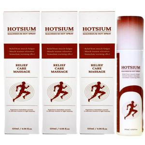 핫슘 뿌리는 마그네슘 핫 스프레이 HOTSIUM 스포츠 파스 120ml 3개