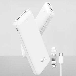 휴대용 보조배터리 10000 mAh 대용량 2젠더 C타입 8핀
