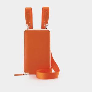 넥 파우치 카드지갑 KU05547LC0029 NEON ORANGE