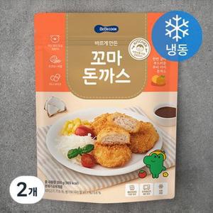 베베쿡 바르게 만든 꼬마돈까스 (냉동) 350g, 2개 one option