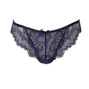 갤러리아 오르화 고급스러운 네이비 스파클링 레이시 티팬티 OPT5931T