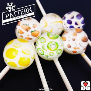 썸머 후르츠 블루베리맛 6P by orbsei 행성 사탕 캔디 우주 크리스마스 막대사탕 츄잉껌 수제사탕