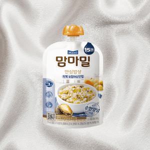 맘마밀이유식 안심밥상이유식 15개월 전복 모듬채소진밥 한끼식사 140g 10개
