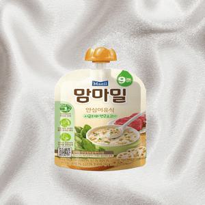 맘마밀이유식 안심 이유식 9개월 시금치연근 색다른맛 100g 10개