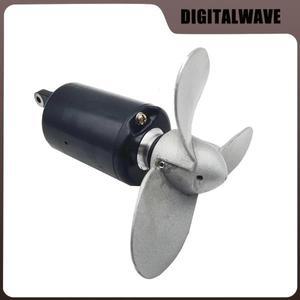 DIY 전기 보트 플레잉 네스트 풀 선외 모터 프로펠러, 행잉 패들 머신, 고무 수중 12V