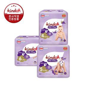 킨도 뉴올데이 팬티형 프리미엄 기저귀 4단계 ∼ 6단계 1박스(4팩)