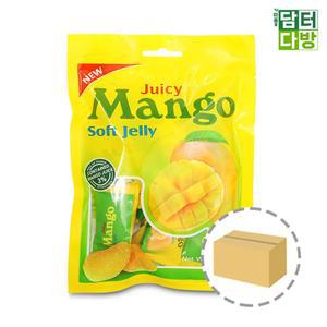 쥬시 망고 젤리 100g 1BOX 24개입 쥬시망고젤리 망고젤리 망고소프트젤리 망고젤리100g 과자 간식