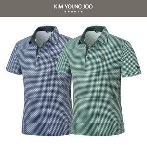 [김영주 골프]김영주스포츠 남성 스판 티셔츠 MT560