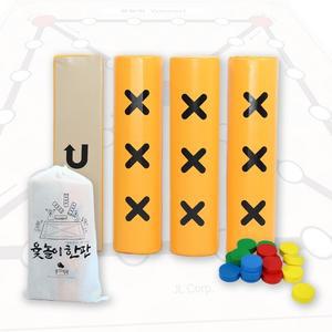 풍선대통령 대형 윷놀이세트 판 90cm 윷 58cm 게임 전통놀이 PVC재질 도구 워크샵 홈 학교