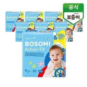 [보솜이] 액션핏 썸머 팬티 점보 20매 x 8팩