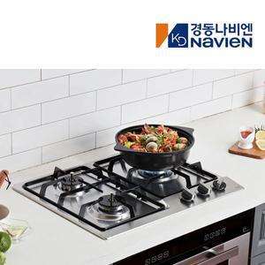 [나비엔 매직]경동나비엔 빌트인 3구 가스렌지 쿡탑 가스레인지 560x440 GRAB321K(2103)