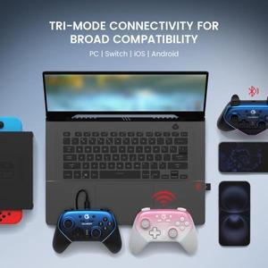 GameSir Super Nova 무선 게임 컨트롤러 T4N Pro 패드 홀 효과 스틱 PC 스위치 Android iOS 용 아날로그 트