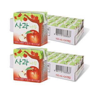서울우유 사과나무 150ml x 48입 24입+24입
