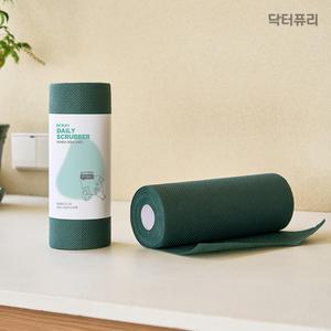 닥터퓨리 엠보싱 데일리 일회용수세미 60매x2입 (120매) / 주방 욕실 캠핑 다용도