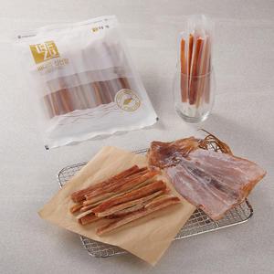 [품질보장] 쫀득한 바베큐 구이 오징어 스틱 220g/500g (낱개 포장)