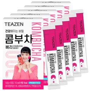 티젠 콤부차 베리, 10스틱입, 5개