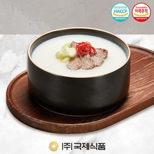 [국제식품] 16시간 진한육수 보양식품 한우고기 한우곰탕 1kg(4팩)