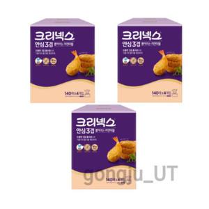 크리넥스 3겹 뽑아쓰는 키친타올 140매 4개입 3팩