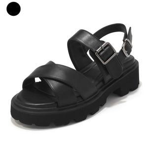 갤러리아 SAERA 세라 여성 데일리 샌들 C24S011 흑색 4CM