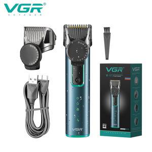바리깡 VGR 트리머 이발기 클리퍼 헤어 조절 있는 커팅 머신 방수복 무선 이발 기계 남성 V 973
