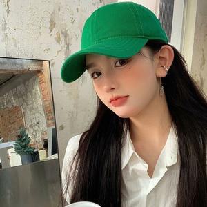 [라일리] Rly 무지 남녀공용 볼캡 녹색모자 자외선차단