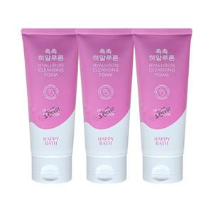 해피바스 촉촉 히알루론 클렌징 폼 200g x3개