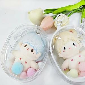 [라일리] Rly 투명 PVC 솜 인형 파우치 10cm 이타백 피규어 가방