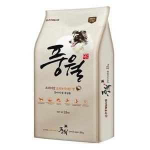 천하제일 풍월 15kg 개사료 대용량 강아지 사료 프리미엄 고단백