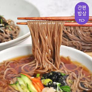 탱글탱글 쫀득한 메밀 생면 생메밀국수 장국/양념 골라담기