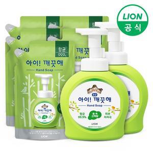 아이깨끗해 손세정제 숲속산책 용기 490ml 2개+리필 450ml 5개