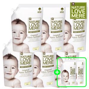 아기섬유유연제 1300ml 리필형 3팩+3팩+(GIFT)850ml 리필 2팩더 총 8팩[향선택가능]