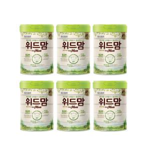 파스퇴르 리뉴얼 바른목장 원유 무항생제 위드맘 1단계 750g 6캔