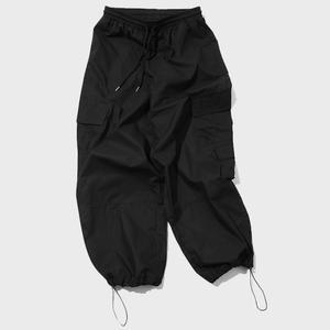 Wide Over Cargo Pants Black